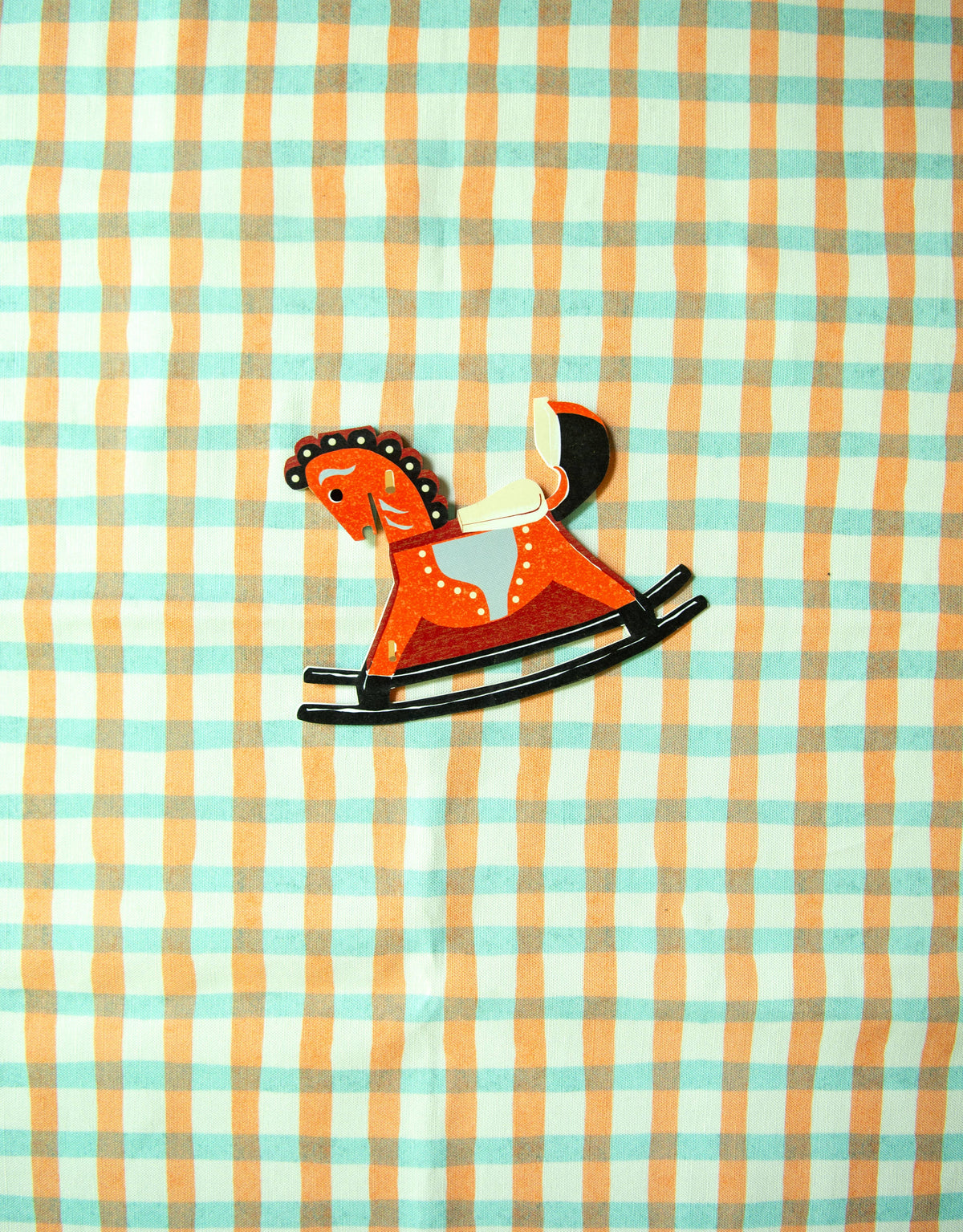 Rocking Horse - Die Cut Card