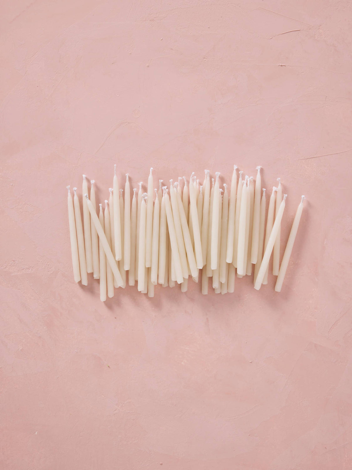 Hand-dipped Beeswax Birthday Candles | Ivory: Ivory
