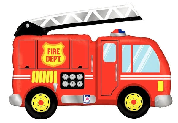 Fire Truck Helium Balloon