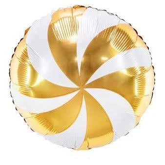 Gold Candy Round Balloon