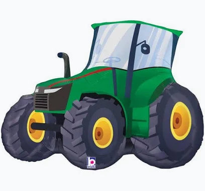 Green Tractor Balloon