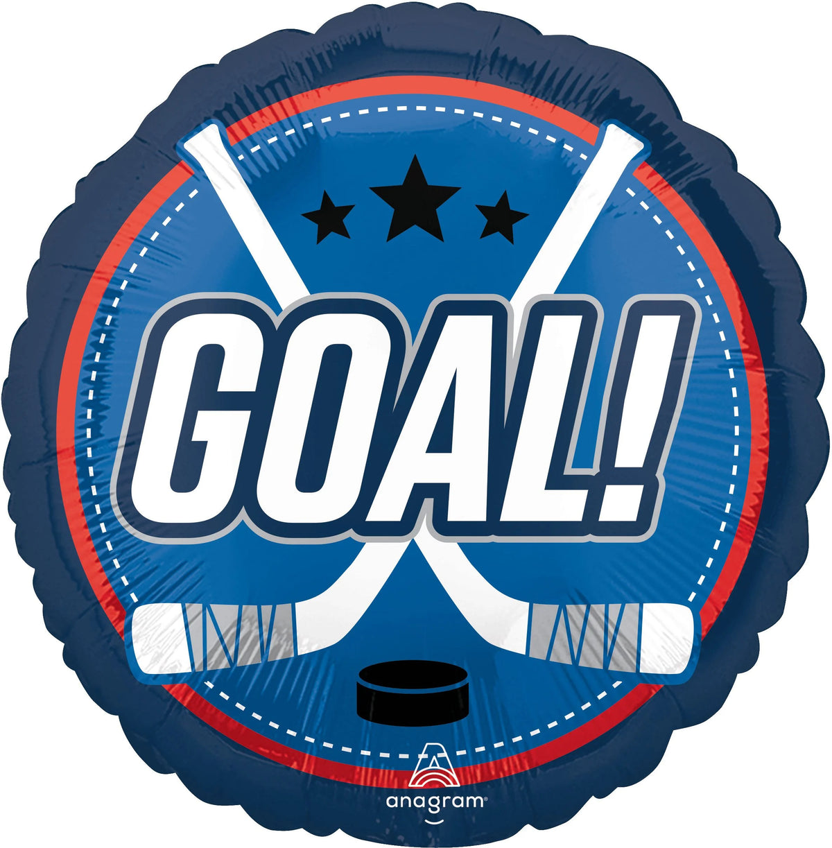 Hockey Goal Round Balloon