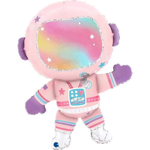 Pink Astronaut Balloon
