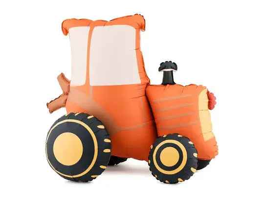 Orange Tractor Balloon