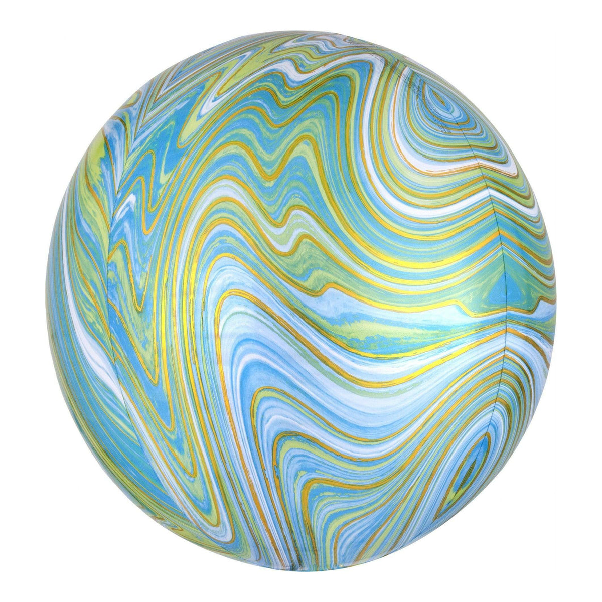 Blue Swirl Orb (16")