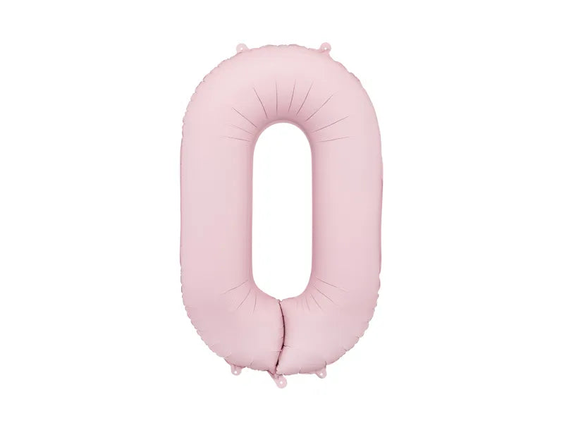 Light Pink Number Balloon 34"