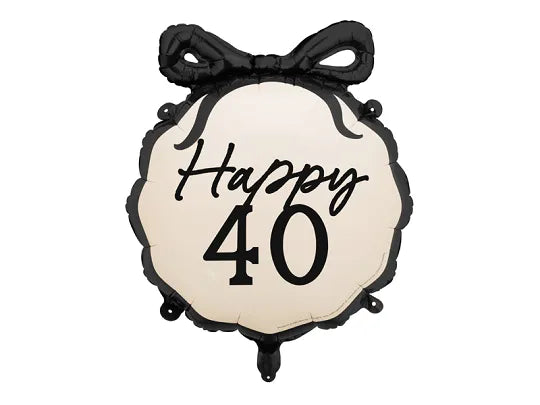 Happy 40 Balloon (18.7")