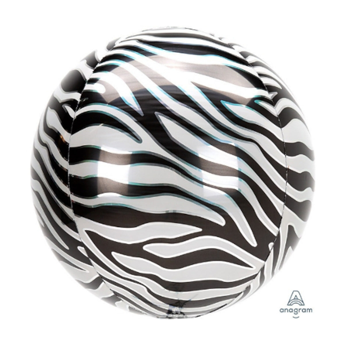 Zebra Print Orb (16")