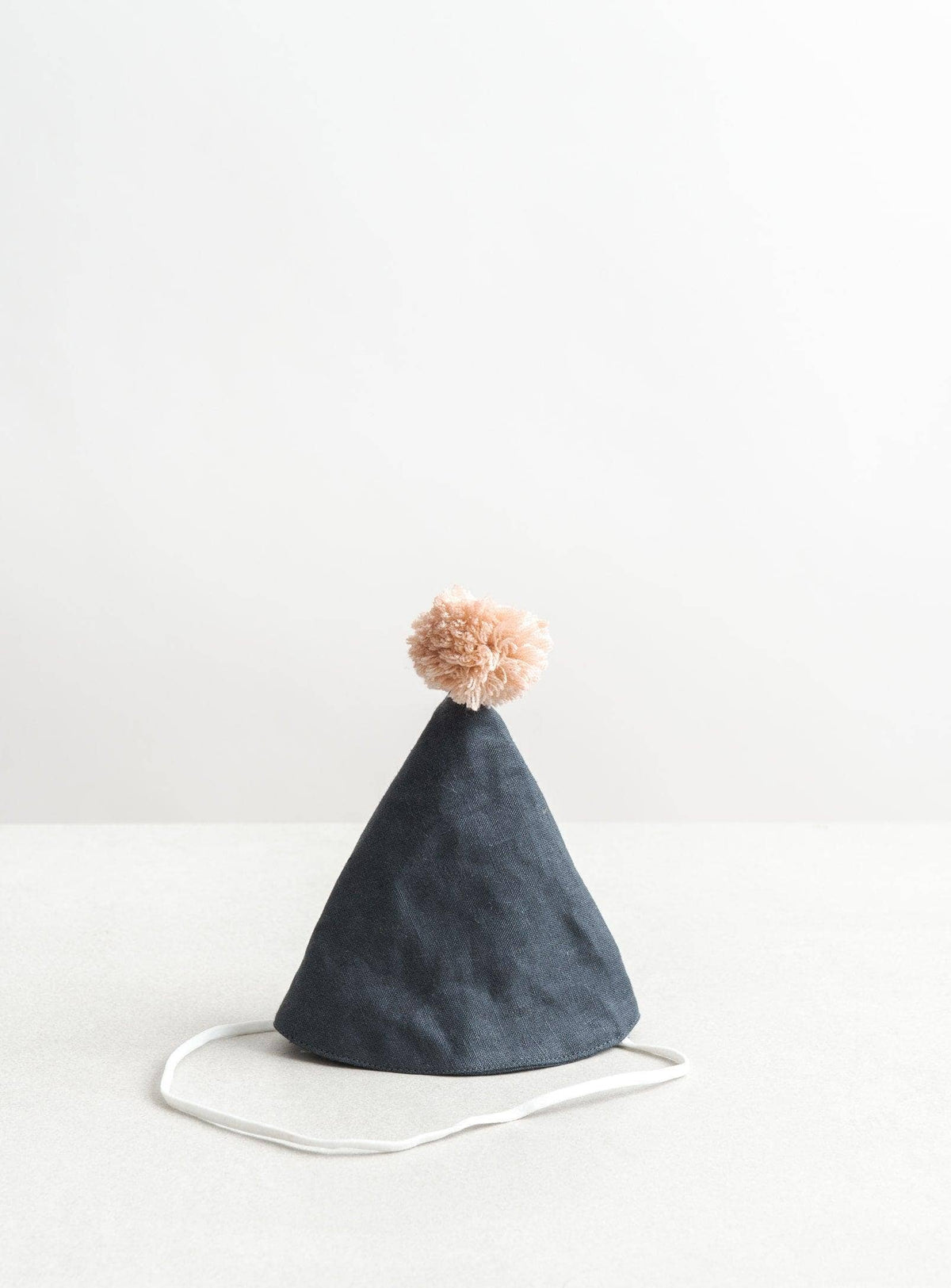 Linen Birthday Hat (Navy)
