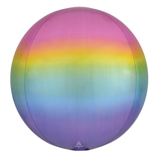Rainbow Ombre Orb (16")