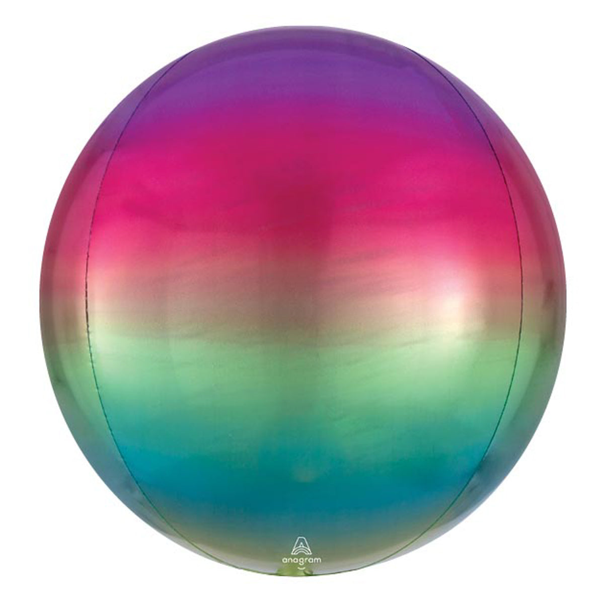 Jewel Rainbow Ombre Orb (16")