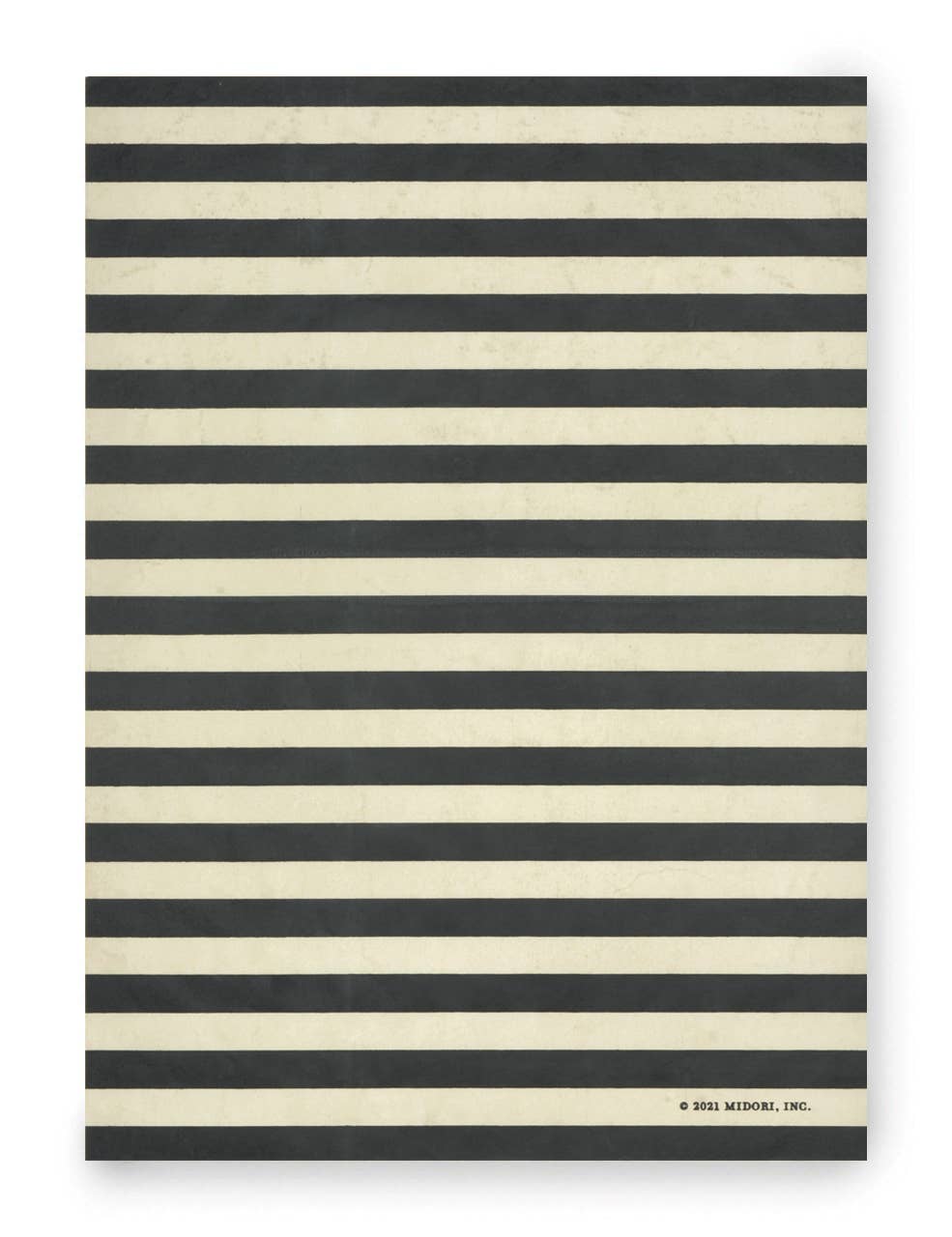 Cream & Black Stripe Wrapping Paper