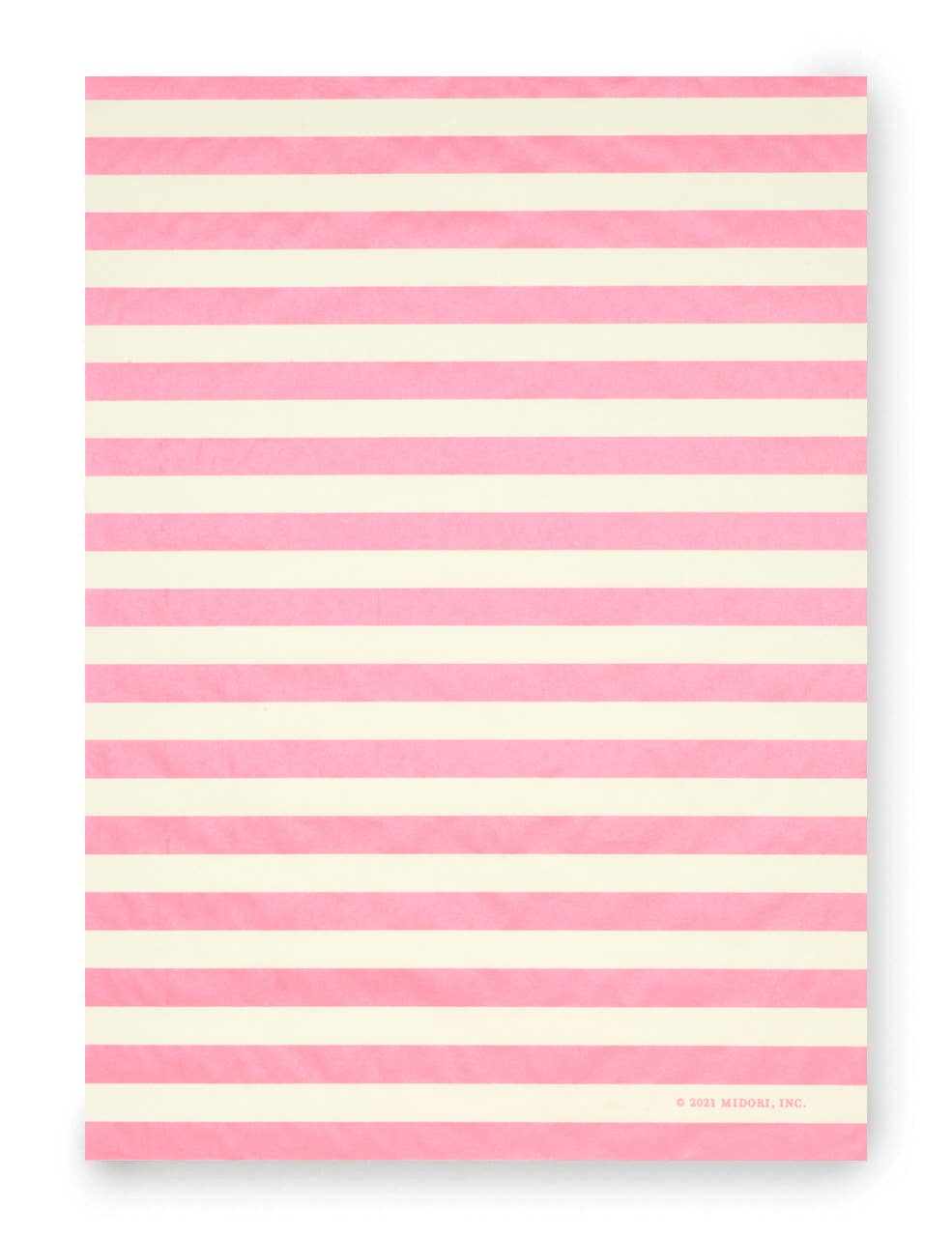 Cream & Pink Stripe Wrapping Paper