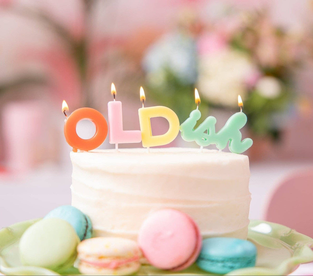 Packed Party Oldish Celebration Candle Party Decor