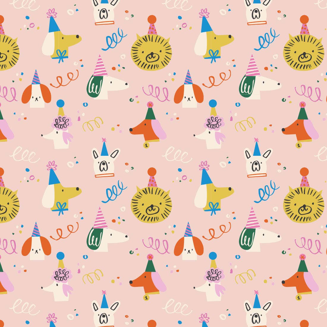Party Animals Gift Wrap