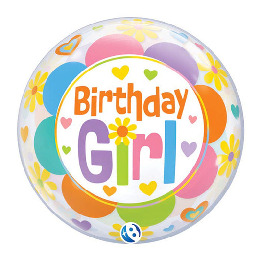 Birthday Girl Bubble (22")