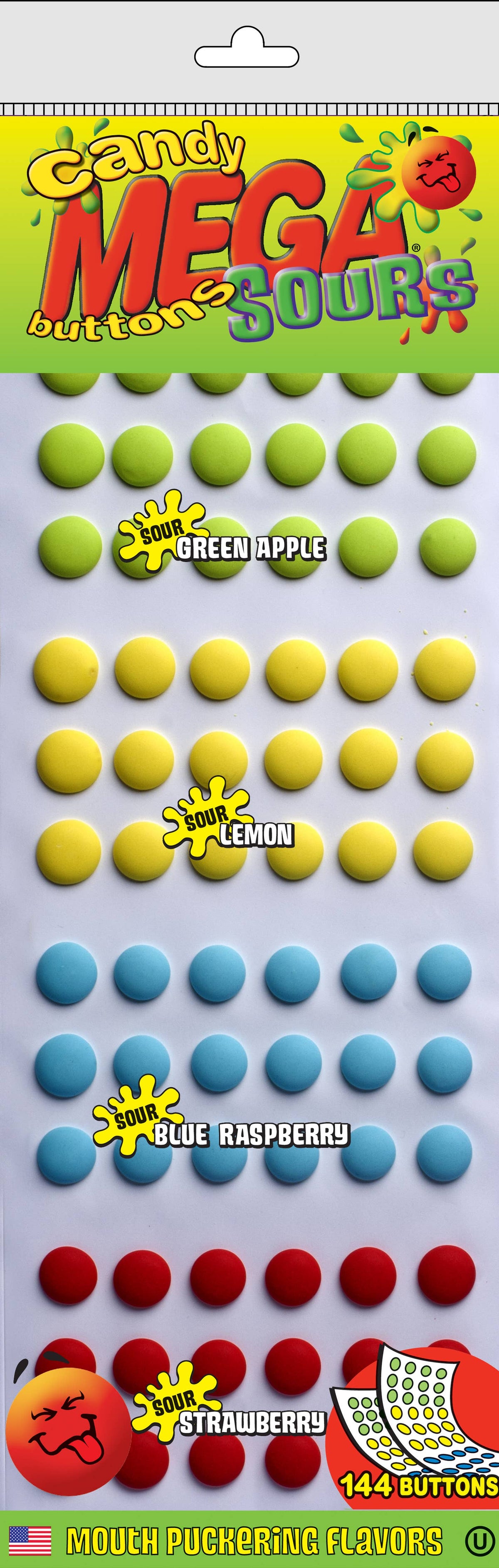 Mega Candy Buttons (Sour)