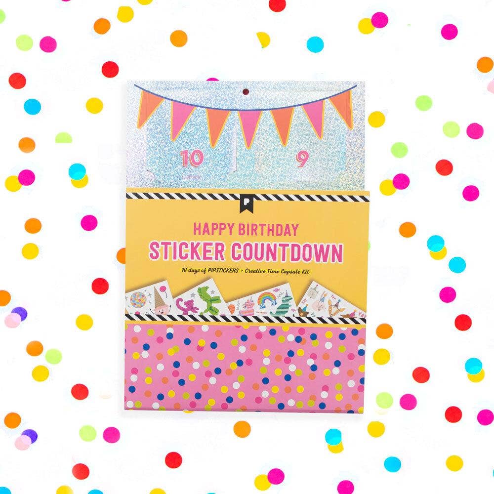 Happy Birthday Sticker Countdown