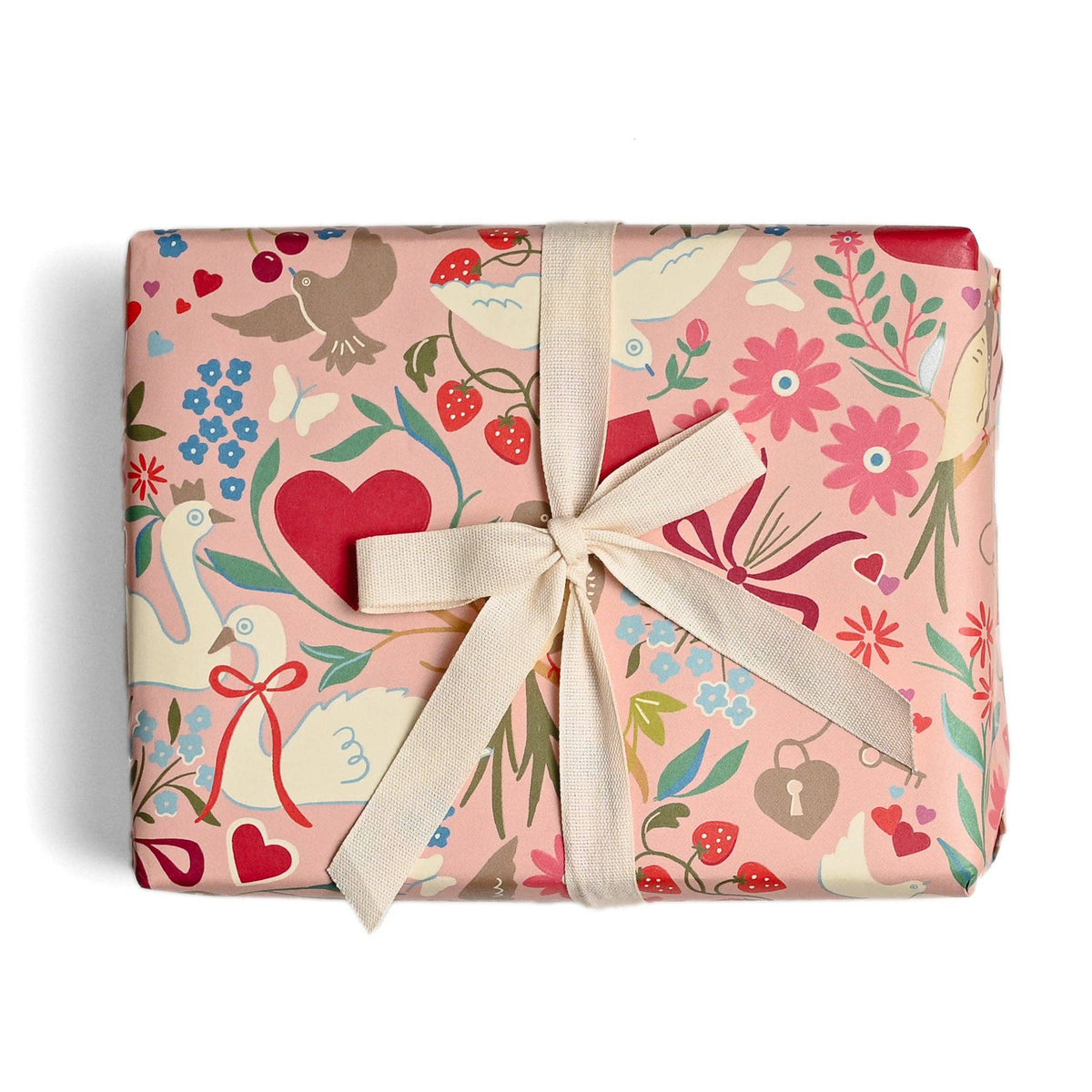 Love Birds Wrapping Paper
