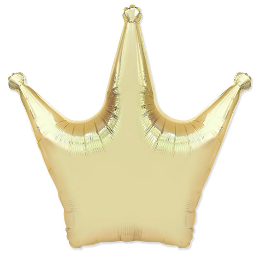 Gold Crown Balloon (34")