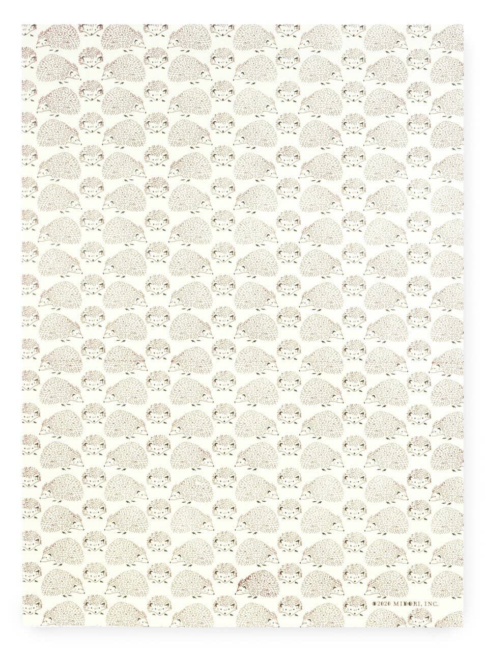 Hedgehog Wrapping Paper