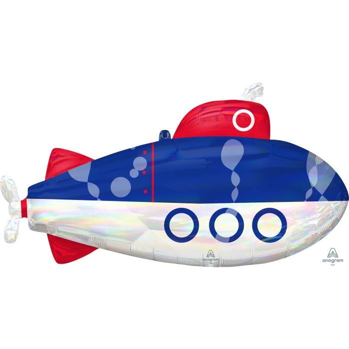 SuperShape Iridescent Submarine Balloon