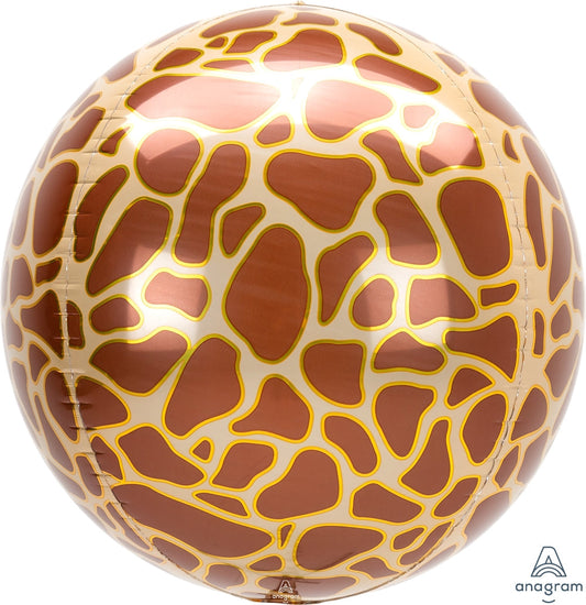 Orbz Giraffe Animal Print Balloon 16"