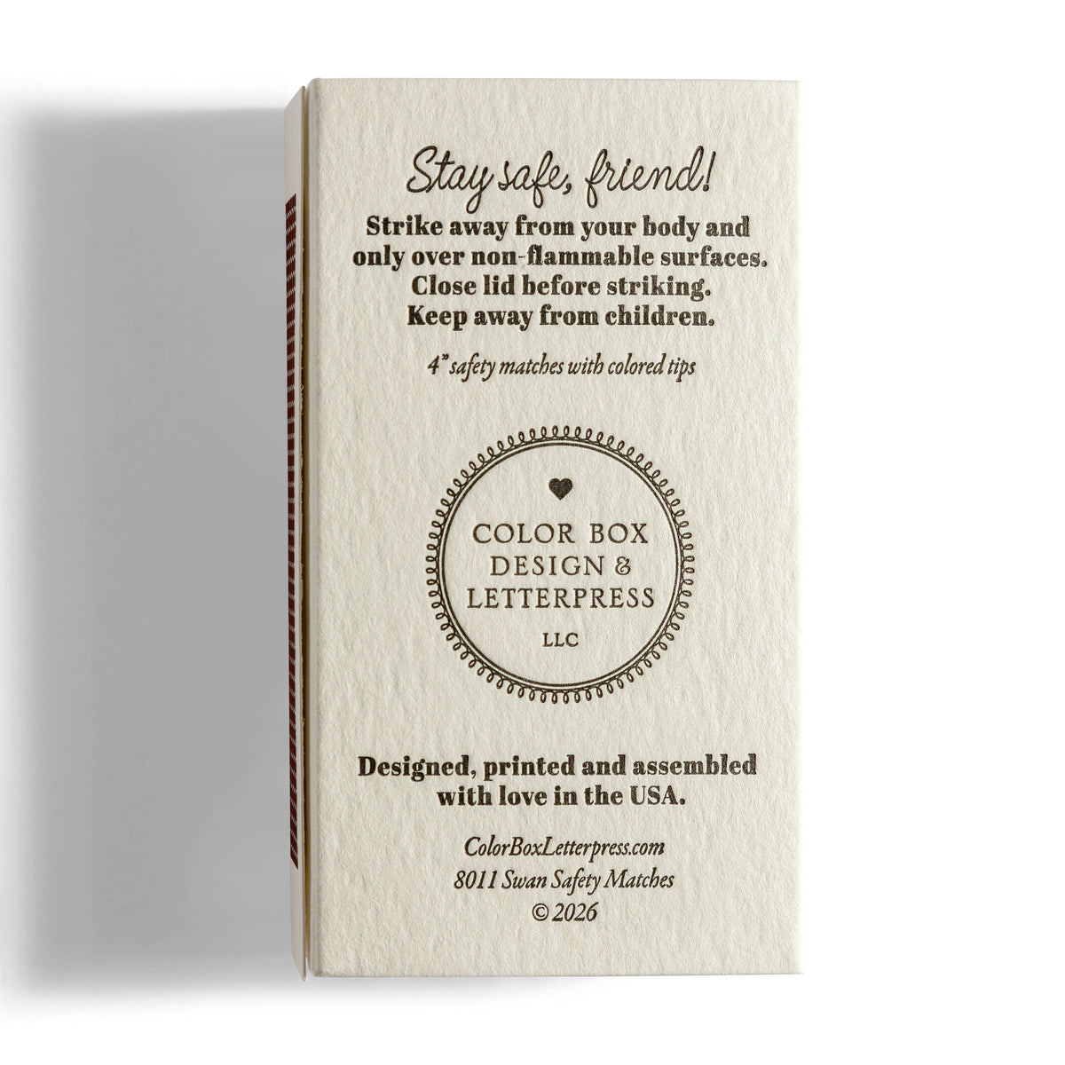 Swan | Fun & Fancy Safety Matches