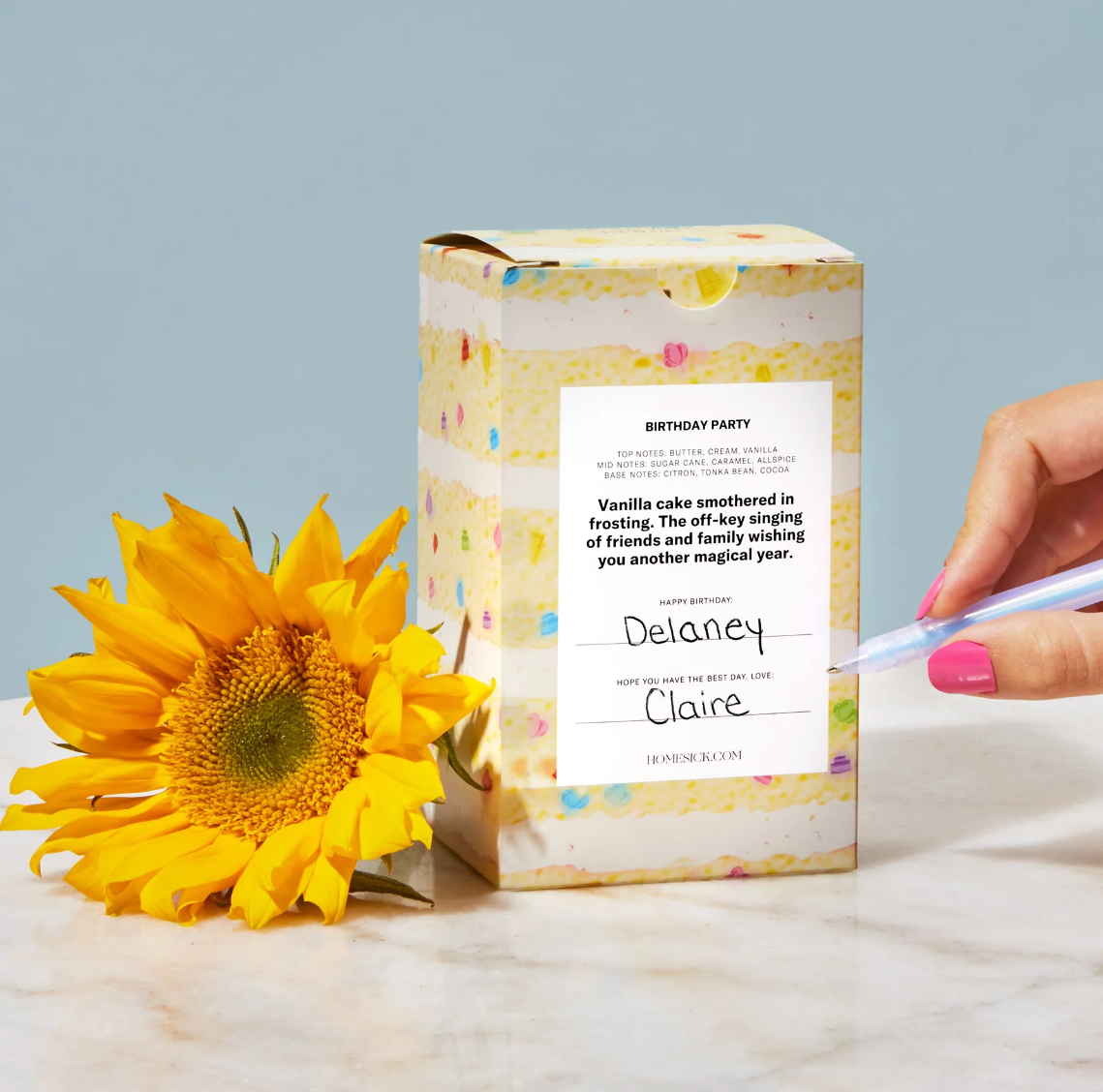 Birthday Party Candle Gift Non-Toxic Soy Candles