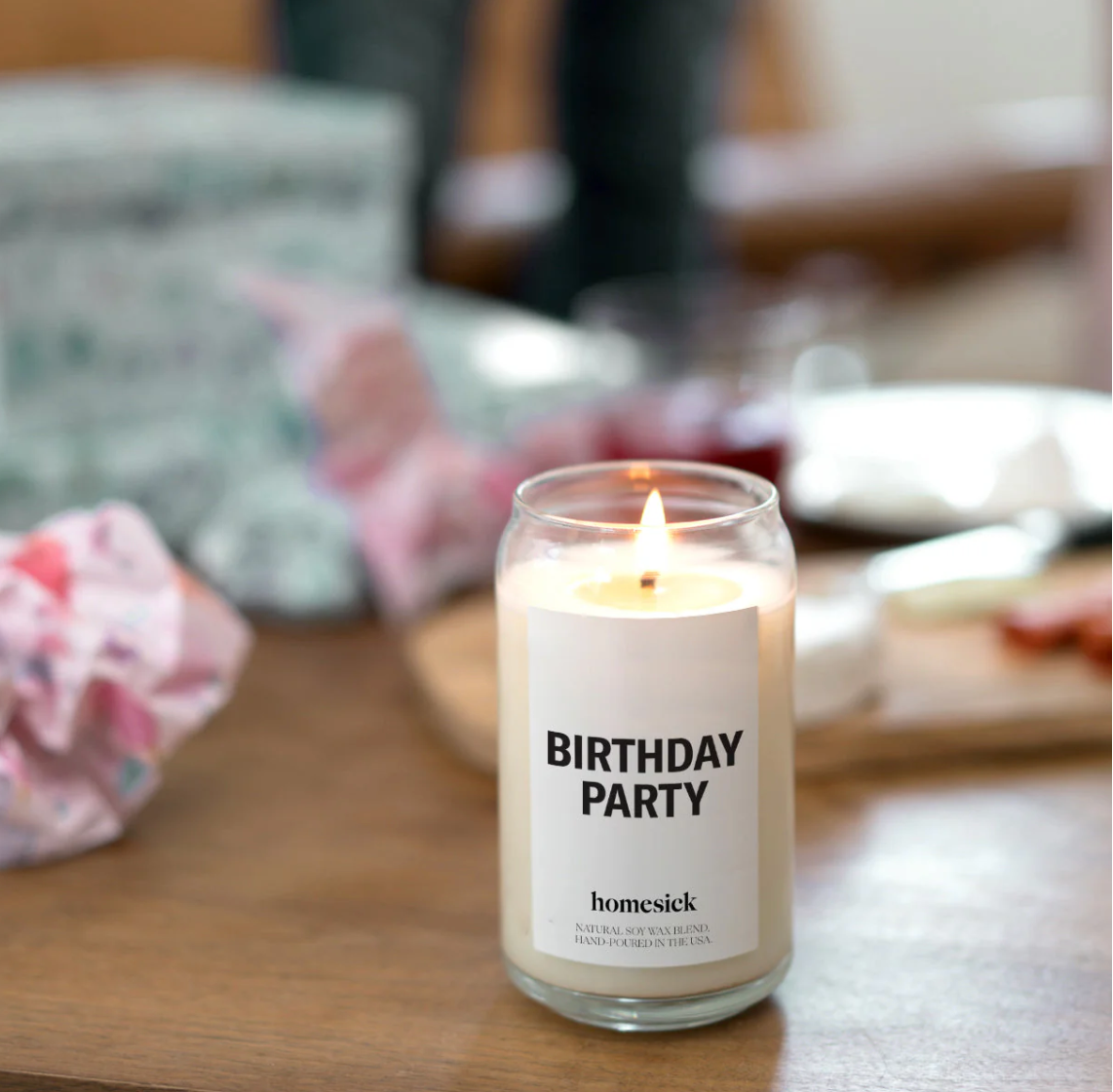 Birthday Party Candle Gift Non-Toxic Soy Candles