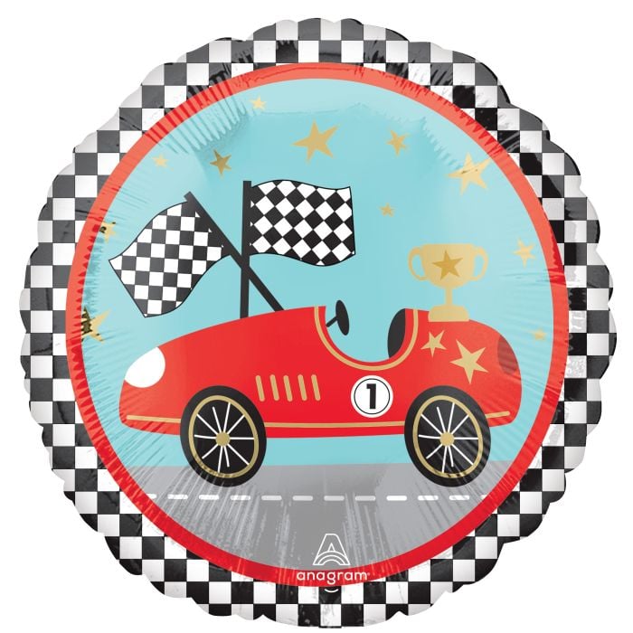 Standard Race Cars Balloon front