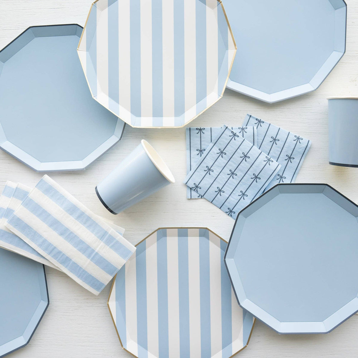 Sky Blue Premium Dinner Plates