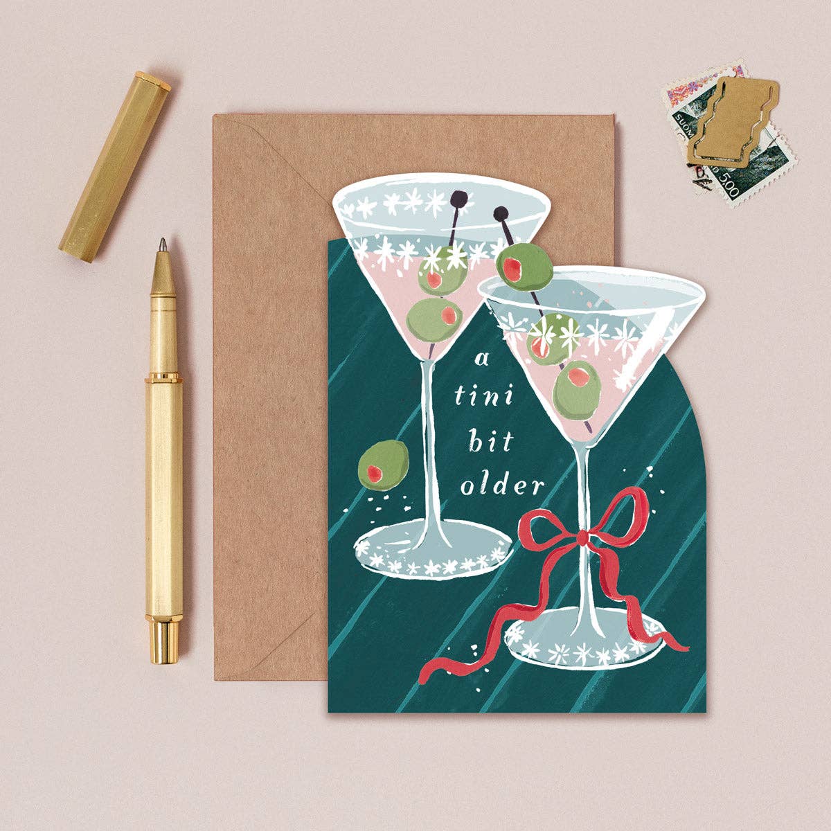 Tini Bit Older Martini Birthday Card | Birthday Cards