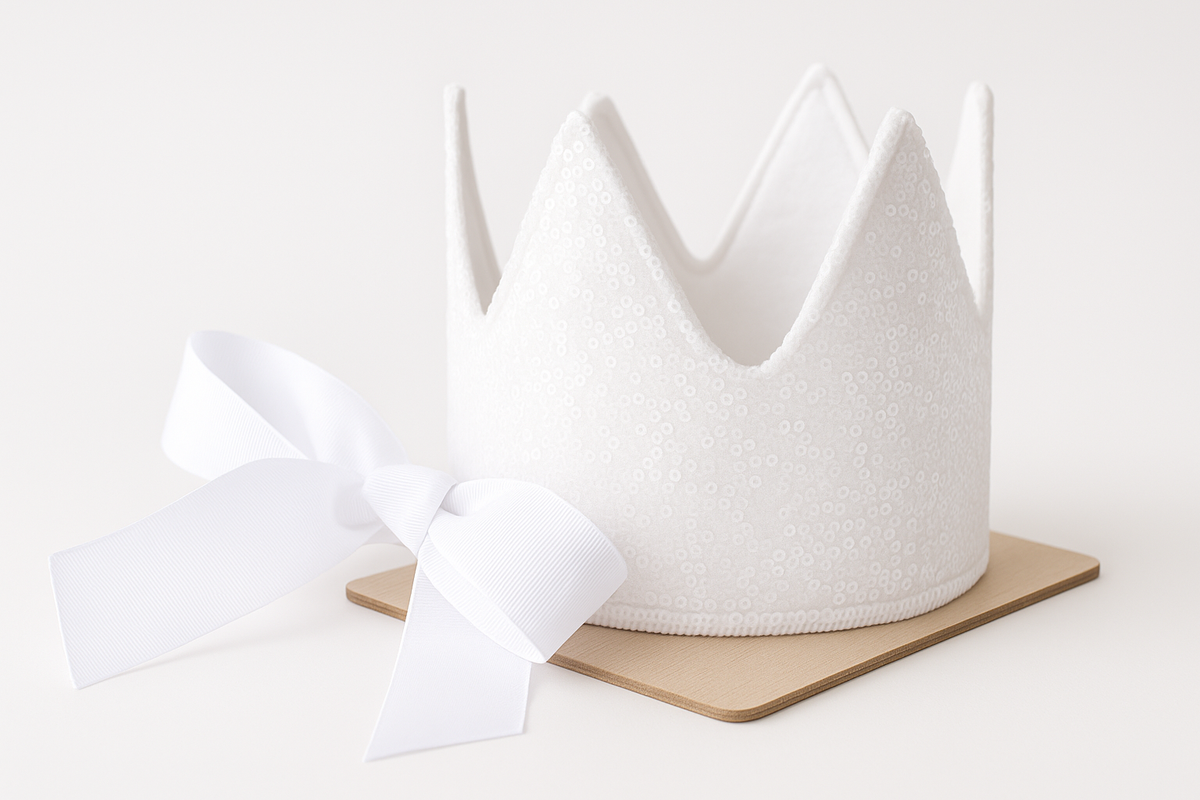 Heirloom Sequined Flower Girl Crown