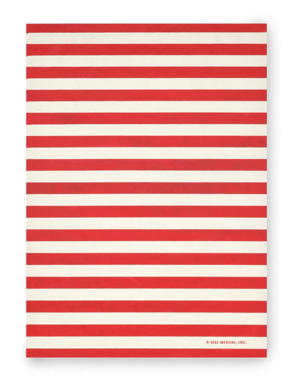Cream & Red Stripe Wrapping Paper