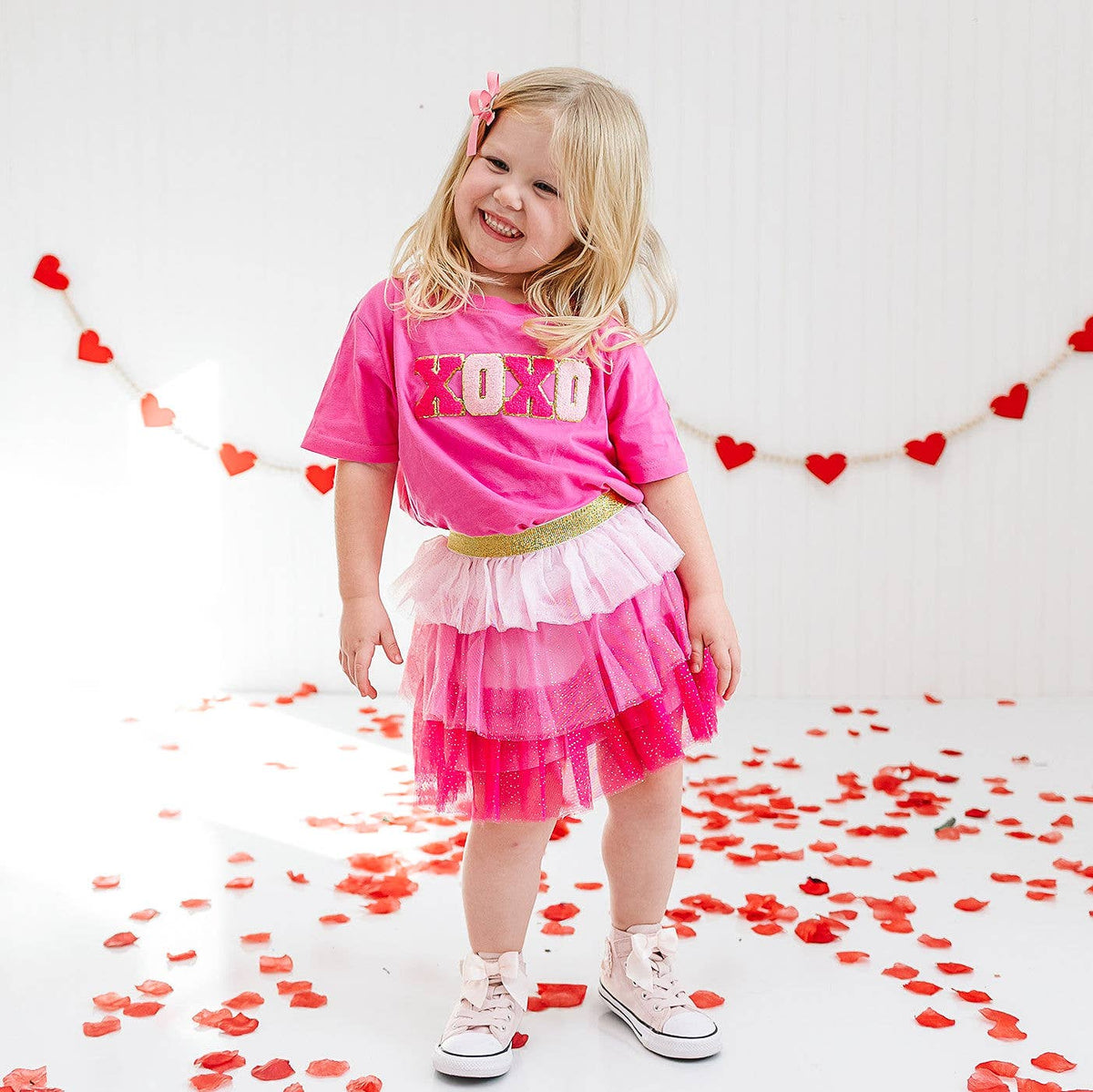 Pink Petal Tutu Skirt