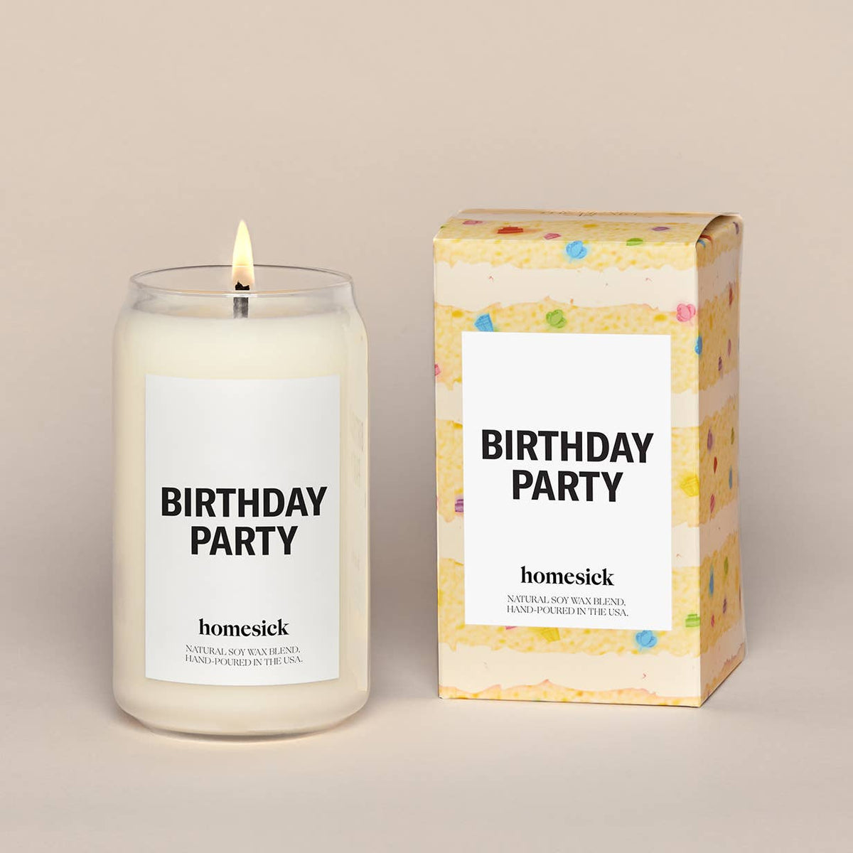 Birthday Party Candle Gift Non-Toxic Soy Candles