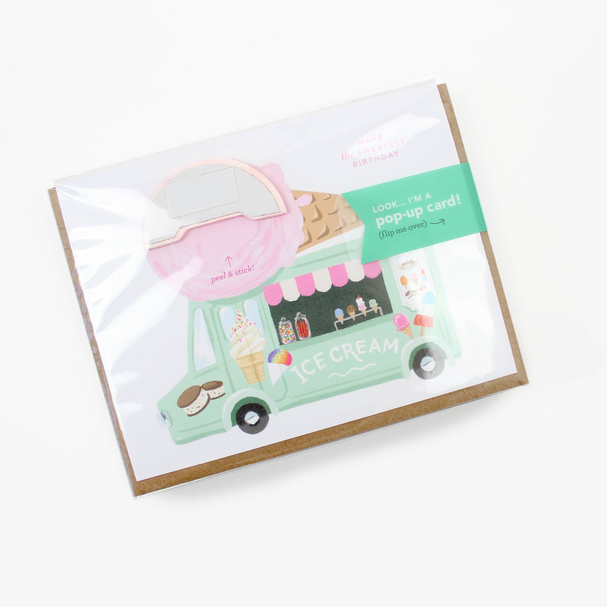Pop-up Card - Ice Cream Truck Birthday
