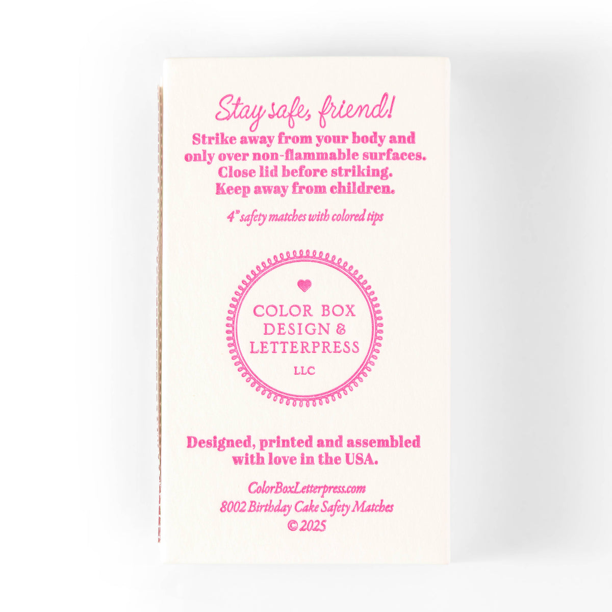 Birthday Cake | Fun & Fancy Safety Matches
