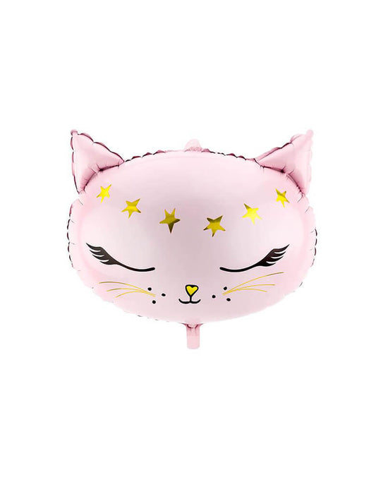Pink Cat Balloon 19"