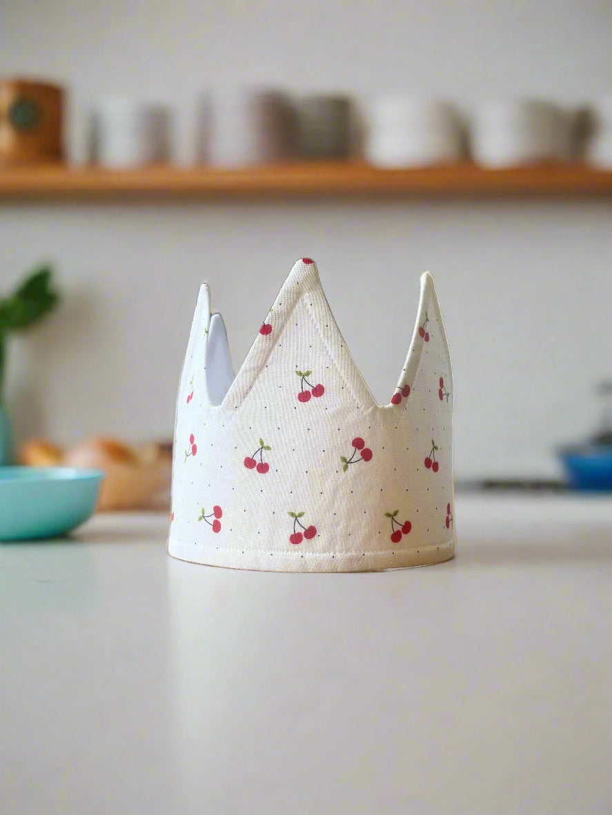 Cotton Cherry Birthday Crown