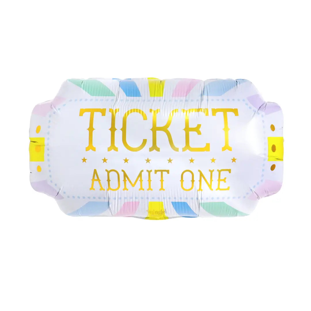 Cirque: Admit One Ticket Balloon 24"