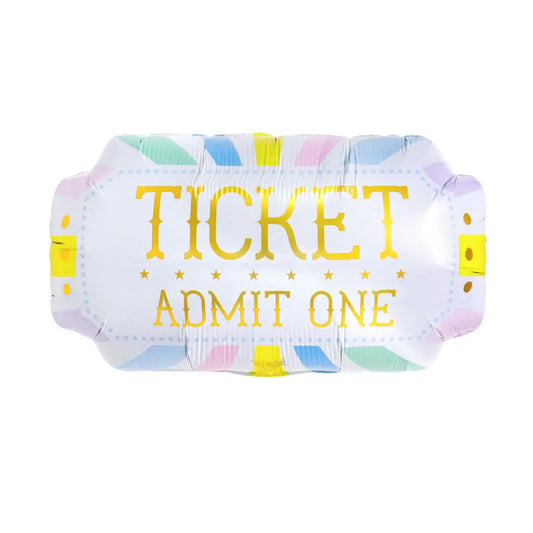 Cirque: Admit One Ticket Balloon 24"