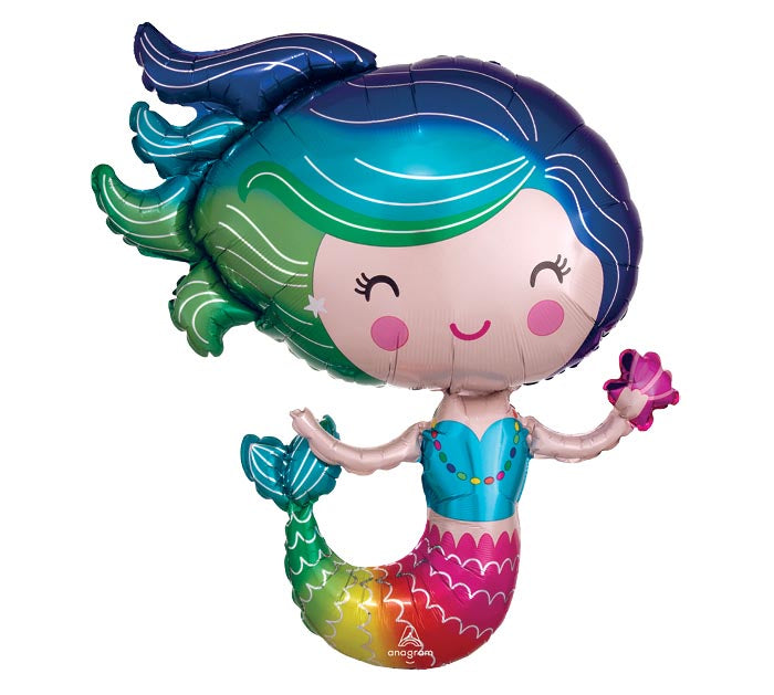 Colorful Mermaid 30"