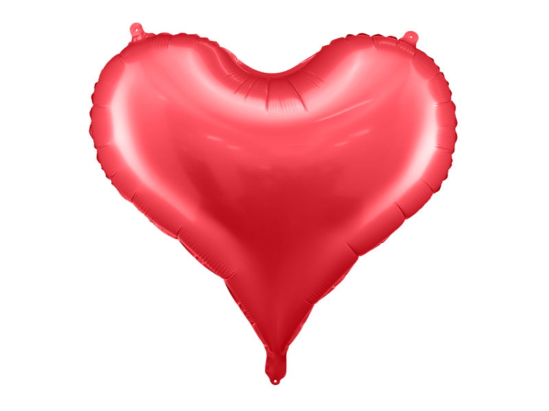 Red foil heart balloon