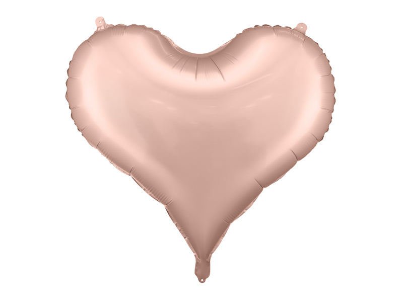 Rose gold foil heart balloon