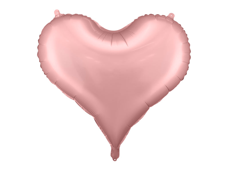 Light pink foil heart balloon