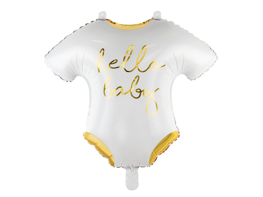 "Hello Baby" Romper Balloon (20.1")