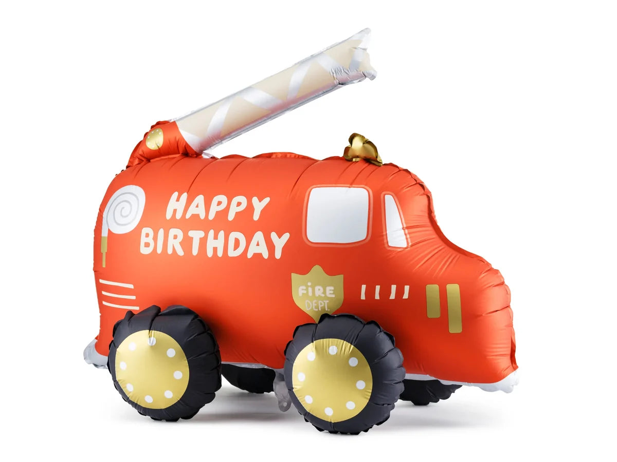 Standing Fire Truck Balloon