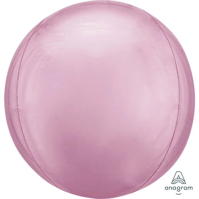 Orbz Pastel Pink Round Balloon